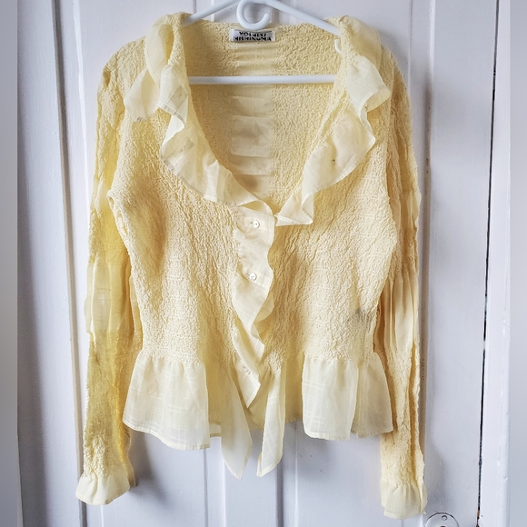 Rare Yoshiki Hishinuma blouse, from air clothes collection. Size S - Picture 1 of 5